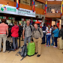 Alfred and Tommy on the Colombian / Ecuadorian border